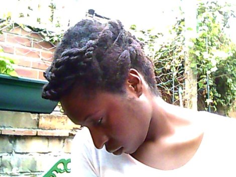 Front twist updo September 2012