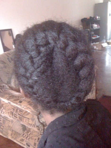 An All-round French plait.