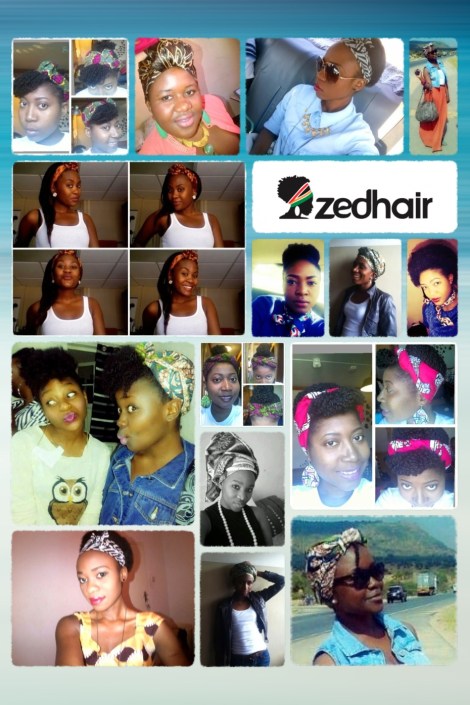 Zedhair Collage: It's the African head tie