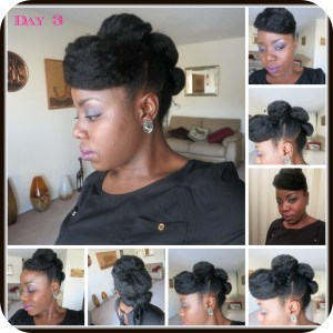 Hair challenge day three