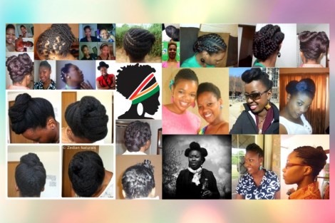 ZedHair Collage: Semi-protective Updos