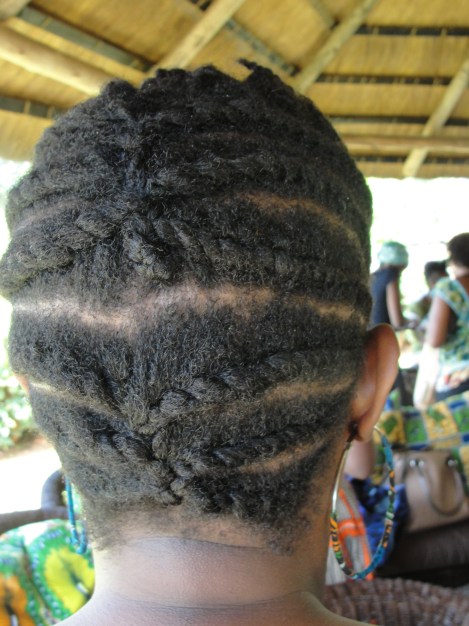 Awesome flat twist updo