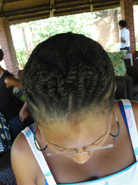 The great thing about the workshops is seeing other naturals' hairstyles and being able to ask them about it or even get a demonstration or tutorial. No need for YouTube.