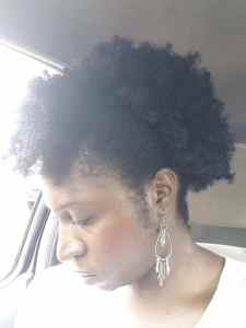 This is the same hairstyle in January 2014 almost two years later. My hair doesn't look that much longer but it is definitely much fuller.