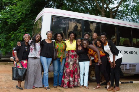 The ZedHair Team that went to support the outreach event