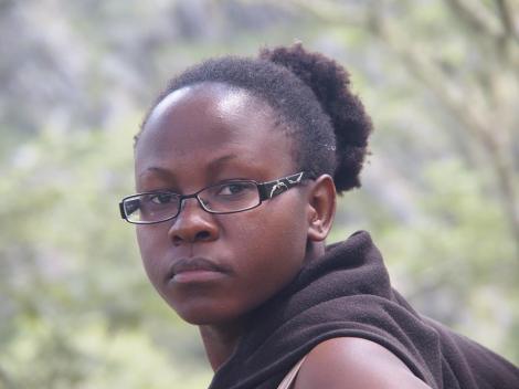 Maimbo 2 years Afro Puff