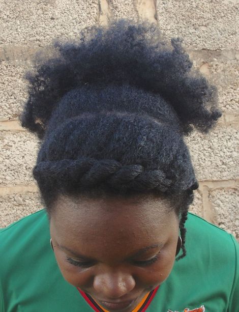 Day 7 - Flat Twist Bangs