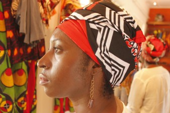 I wore a duku to disguise the fikutis (braids)