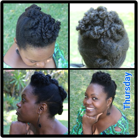 Thursday - Sectioned Updo